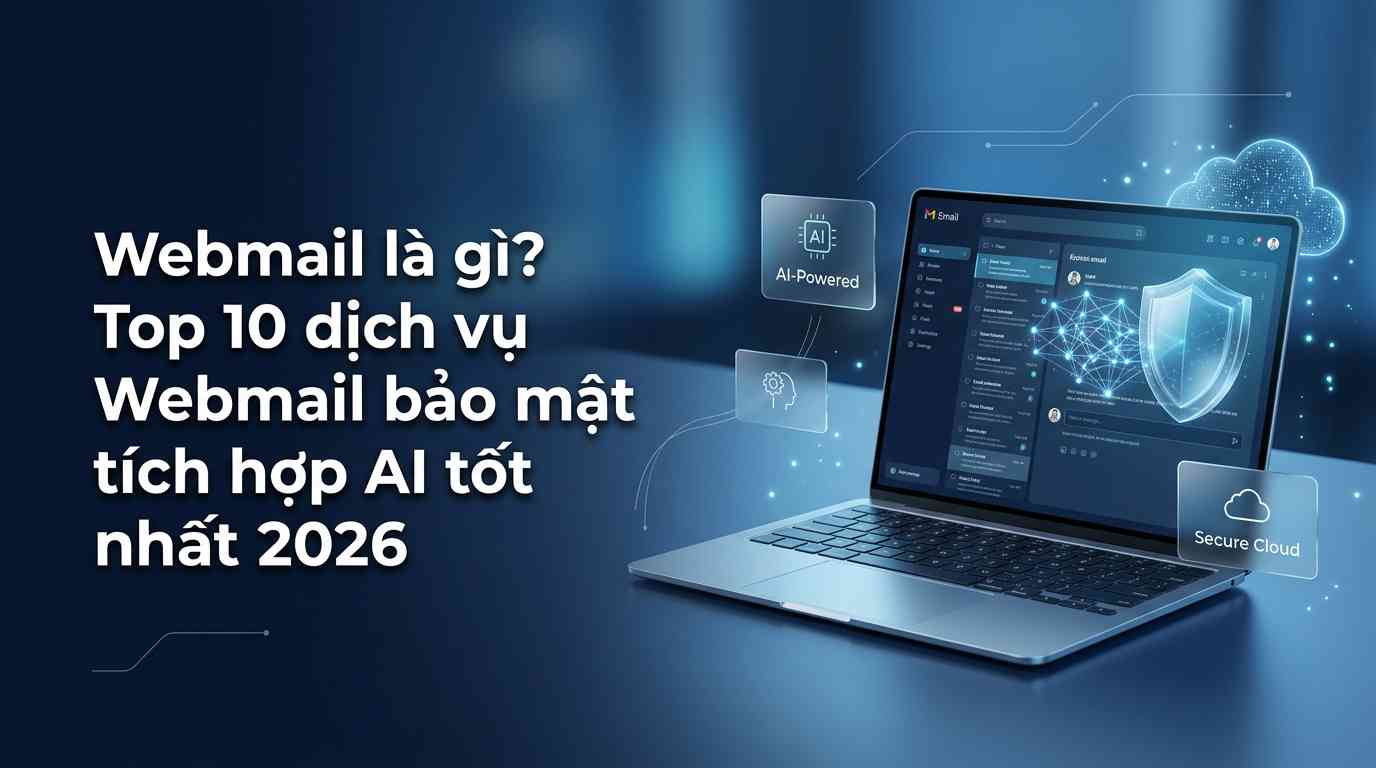 Webmail là gì? Top dịch vụ Webmail bảo mật tích hợp AI tốt nhất 2026