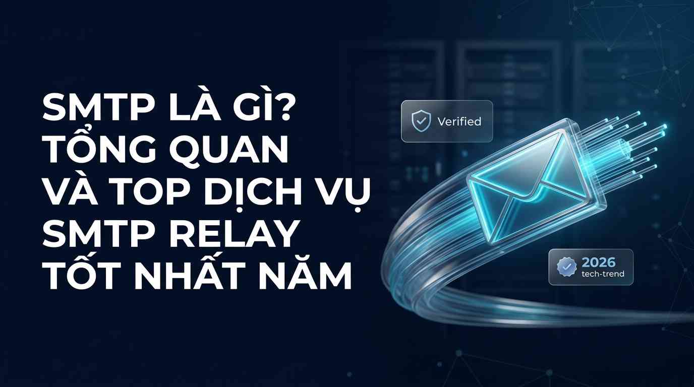 SMTP là gì? Tổng quan và Top dịch vụ SMTP Relay tốt nhất năm 2026