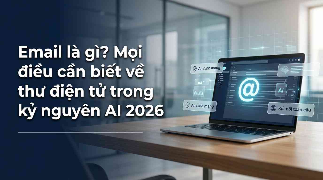 Email là gì? Mọi điều cần biết về thư điện tử trong kỷ nguyên AI 2026